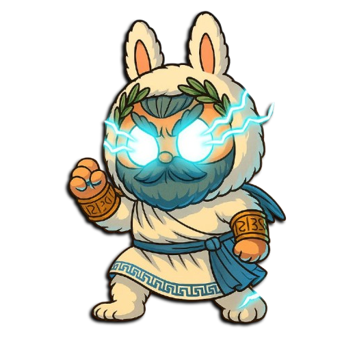 Zeus Bunny Character